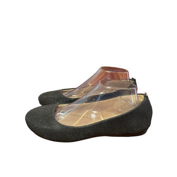 Easy Spirit e360 Black Glitter Sparkle Round Toe Ballet Flats 8.5 - Picture 5 of 10